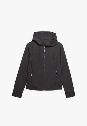 Bench, BENCH X SUPERDRY & CO BENCH HOODED FUNNEL NECK RIPSTOP JACKET - Übergangsjacke - charcoal charcoal