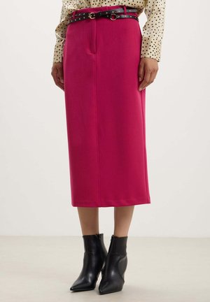 Gonna a tubino - fucsia
