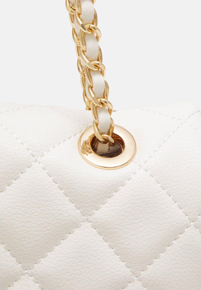 Aldo Shoulder bag/Crossbody bag Chic woven bag with gold  Aldo Elegant White Shoulder Half Moon Bag with Gold Chain, NWOT main image 1
