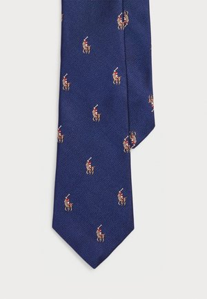 POLO PONY SILK TIE - Cravate - navy