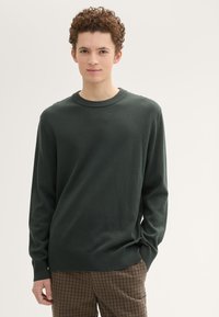TOM TAILOR DENIM CREWNECK - Trui - dark gable green