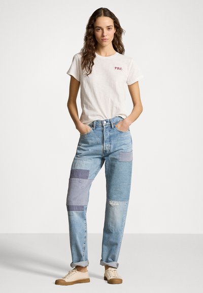 Polo Ralph Lauren ANKLE BOYFRIEND - Blugi loose fit - dorset wash