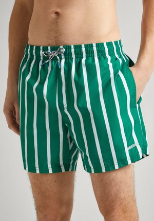 Pepe Jeans STRIPE - Surfshorts - green