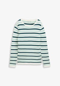 Non selezionato, mint green/beige stripe