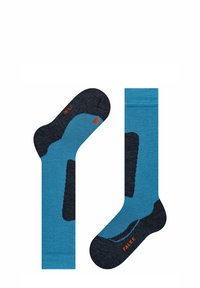 FALKE ACTIVE SKI - Kniestrümpfe - true blue