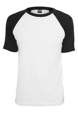 RAGLAN CONTRAST  - T-shirt imprimé - white/black