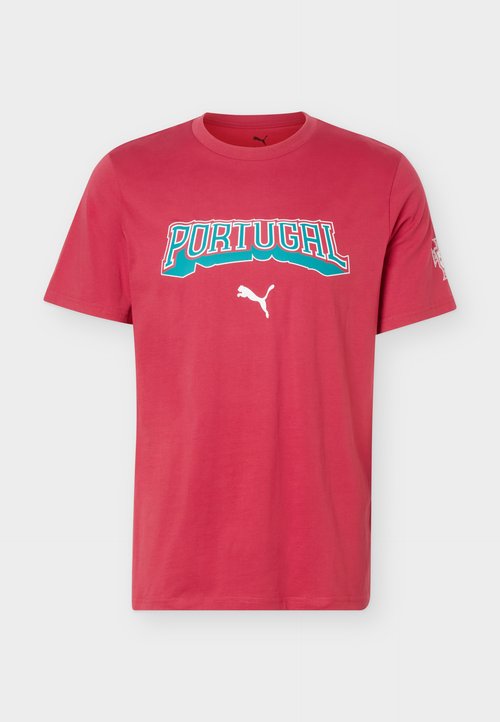 PUMA PORTUGAL FPF FTBLCULTURE TEE - National team wear - club red- white — photo 6
