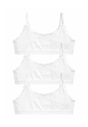 3 PACK STRAPPY CROP OLDER - Toppe - white