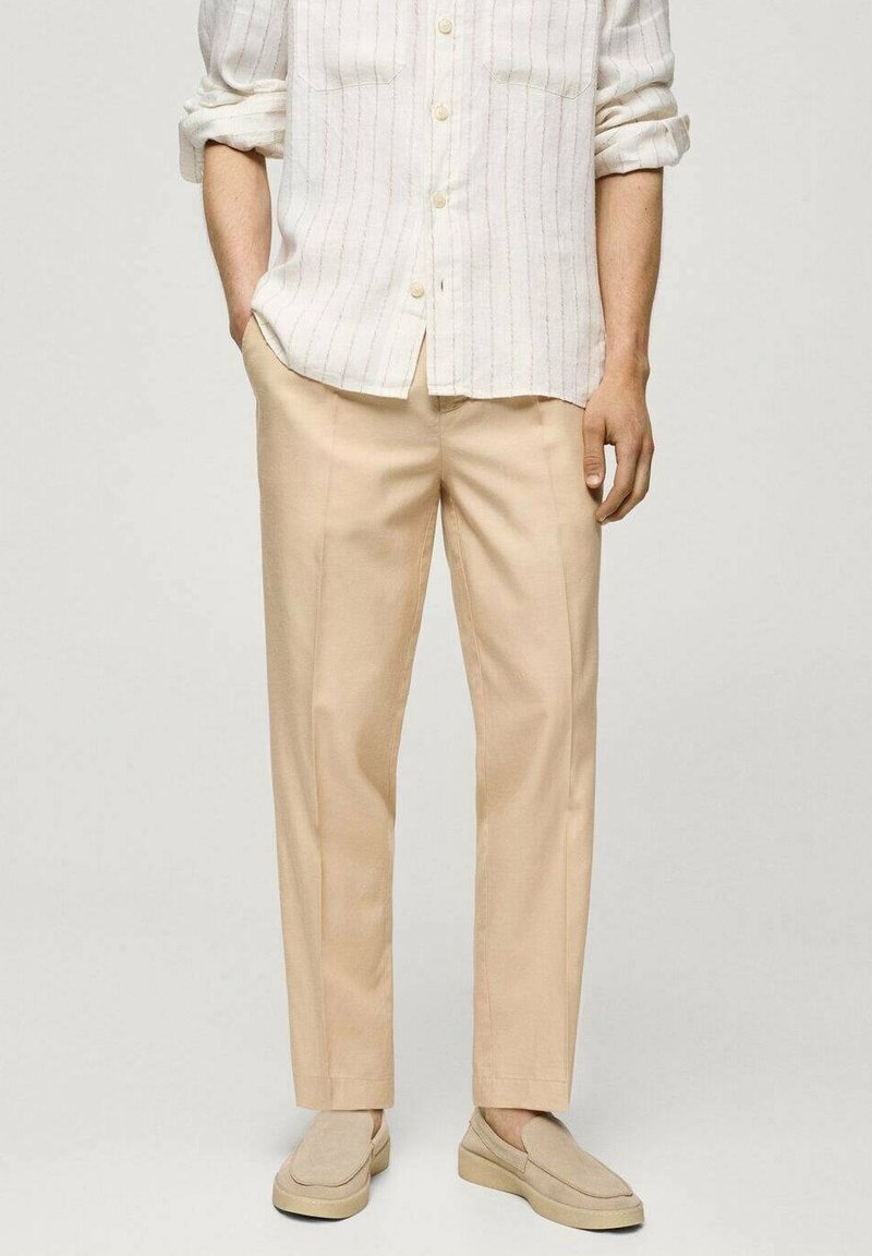 Mango Chino kalhoty - beige