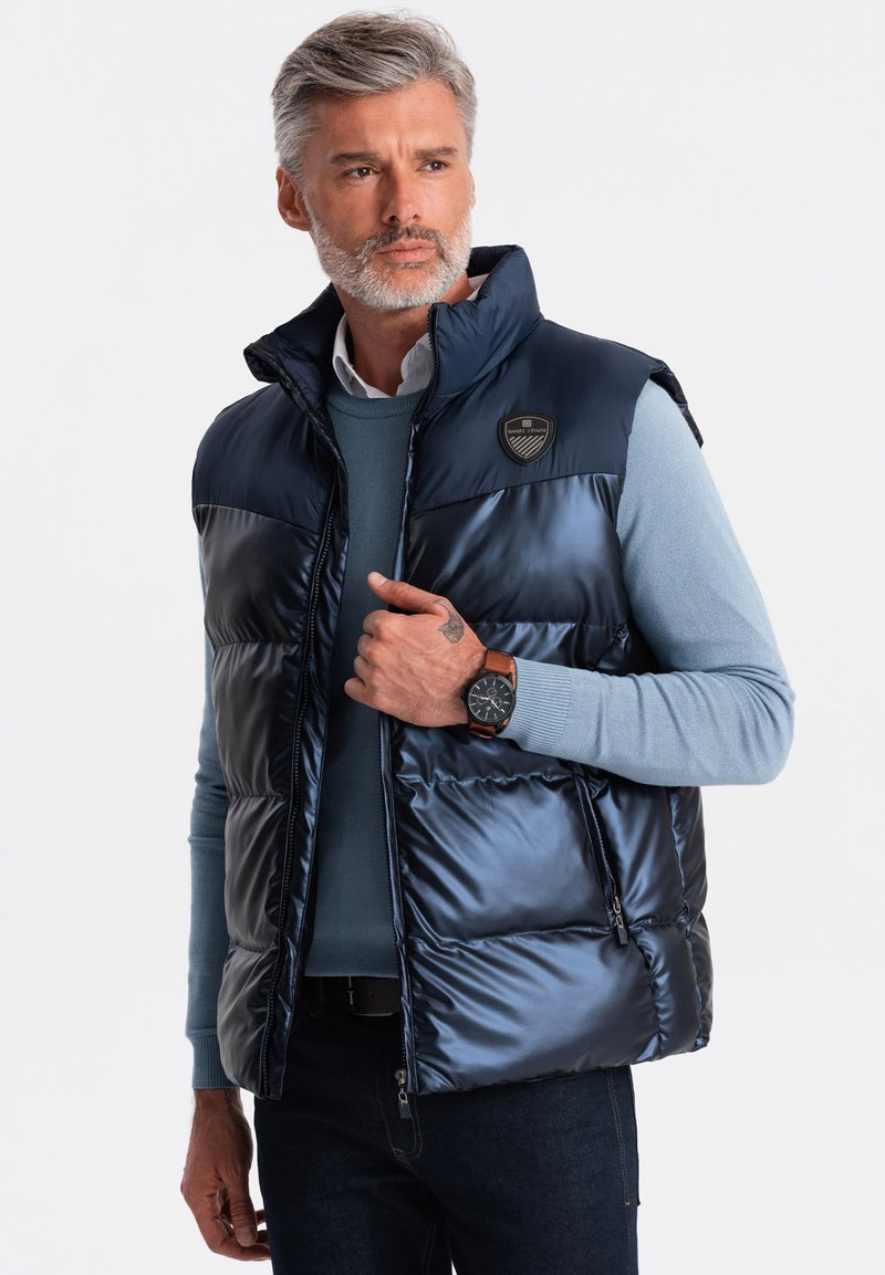 Ombre SLEEVELESS QUILTED - Weste - navy blue