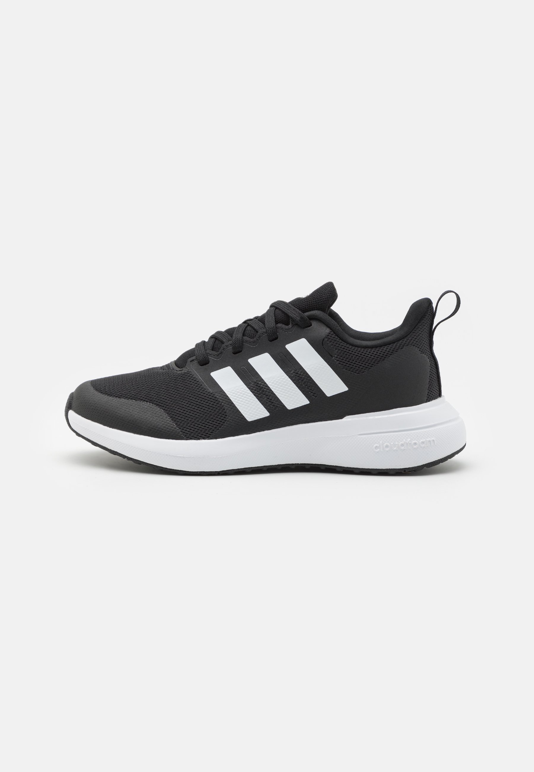 mens adidas cloudfoam black trainers
