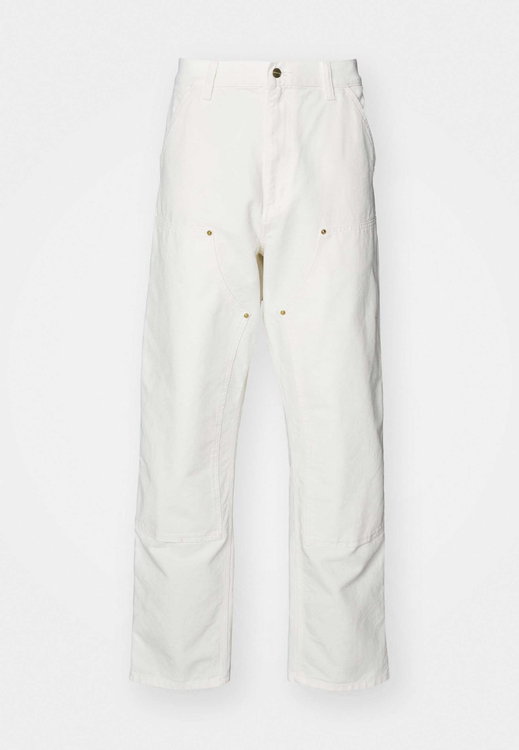 Carhartt WIP DOUBLE KNEE PANT - Trousers - wax rinsed/off-white