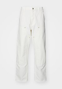 DOUBLE KNEE PANT - Pantalon classique - wax rinsed