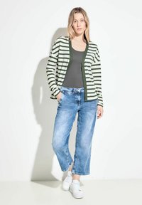 Cecil GESTREIFTER - Cardigan - weiß