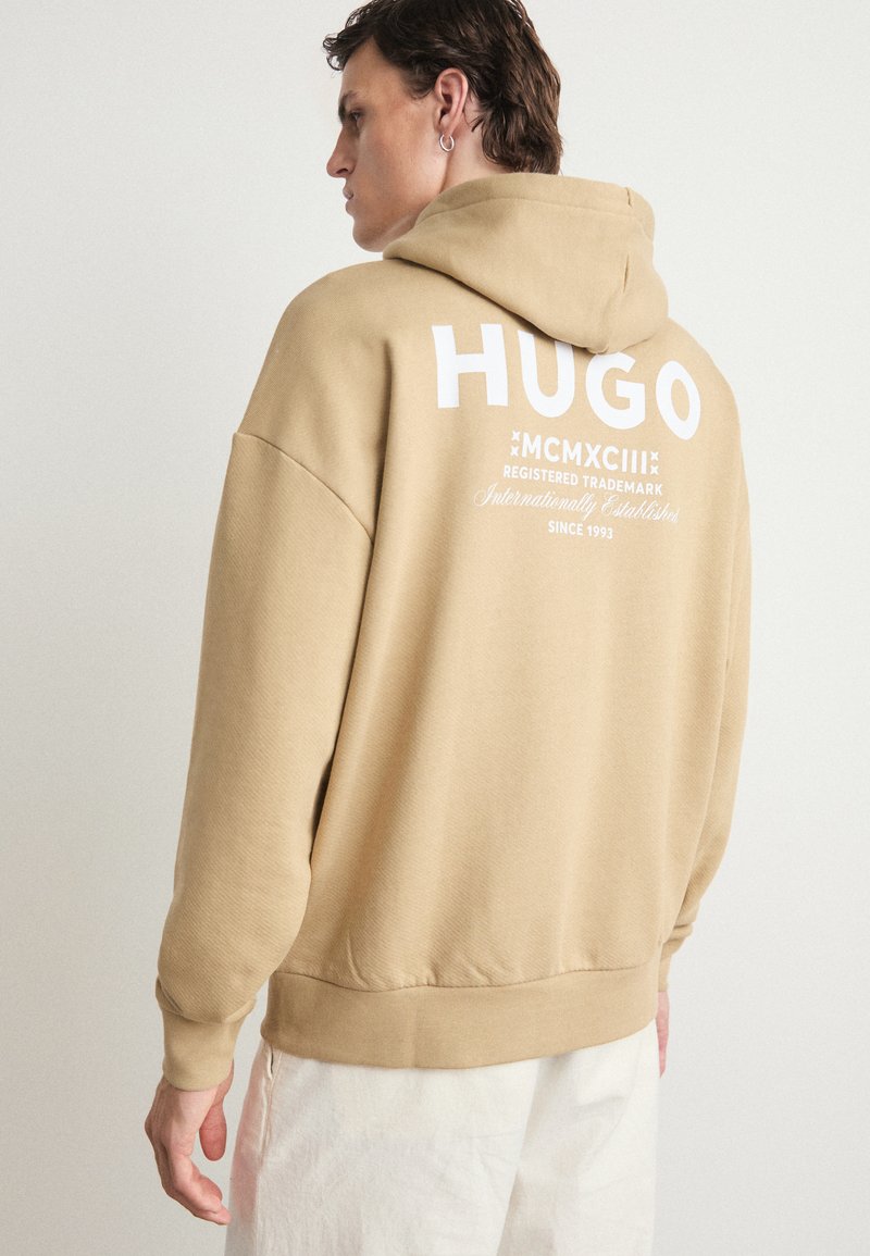 HUGO NARDIMEZ - Sweat zippé - medium beige