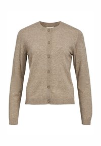 OBJTHESS LS NOOS - Cardigan - desert taupe