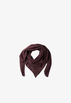 Street One, FEINSTRICK DREIECKSTUCH IN UNIFARBE - Foulard - rustic rouge mel