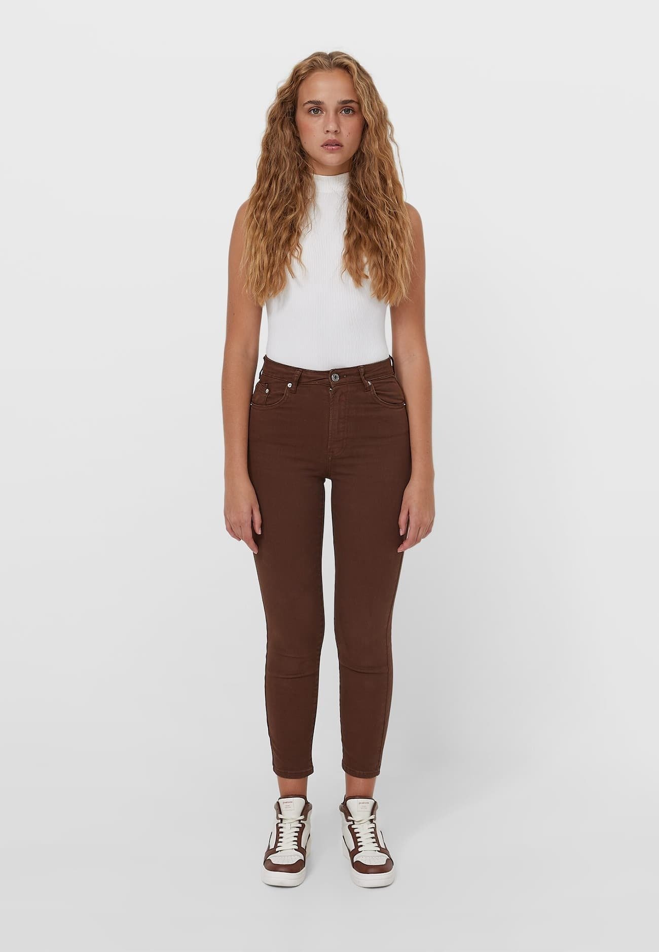 Stradivarius Jeans slim fit - brown/marrone - Zalando.it