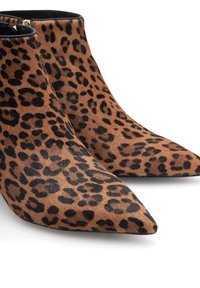 Woden Členkové čižmy - leopard