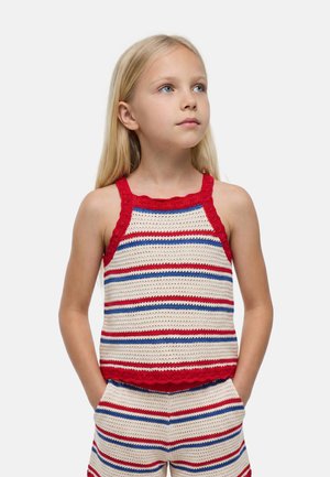 Monoprix, TOP EN CROCHET - Débardeur - butter cream