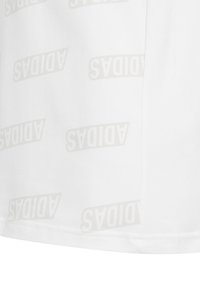 adidas Sportswear BRAND LOVE GOLDEN - T-shirt con stampa - white/grey one/gold metallic