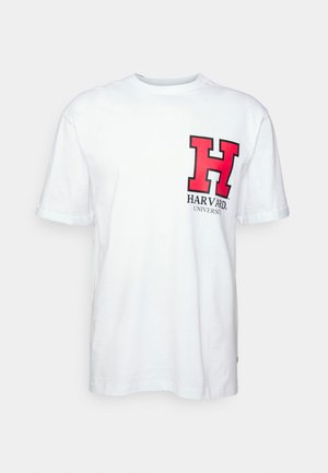 ONSHARVARD TEE UNISEX - Print T-shirt - bright white