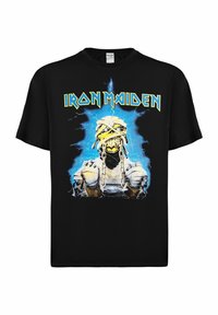 Merchcode POWERSLAVE - MUMMY IN CHAINS - Camiseta Estampada - Black/negro