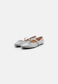 Even&Odd Bailarinas con hebilla - silver-coloured