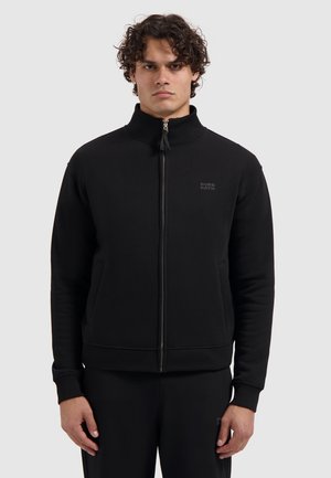 REGULAR FIT  - Sweater met rits - black