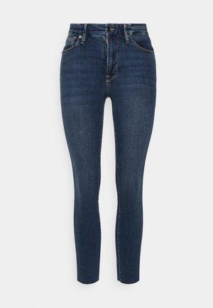 LEGS CROP RAW HEM - Jeans Skinny Fit - blue