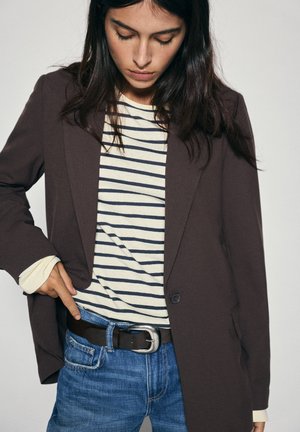 PULL&BEAR BASIC - BLAZER - Blazer - brown