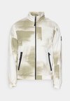 DIFFUSED GRID BLOUSON - Summer jacket - icicle/delta green