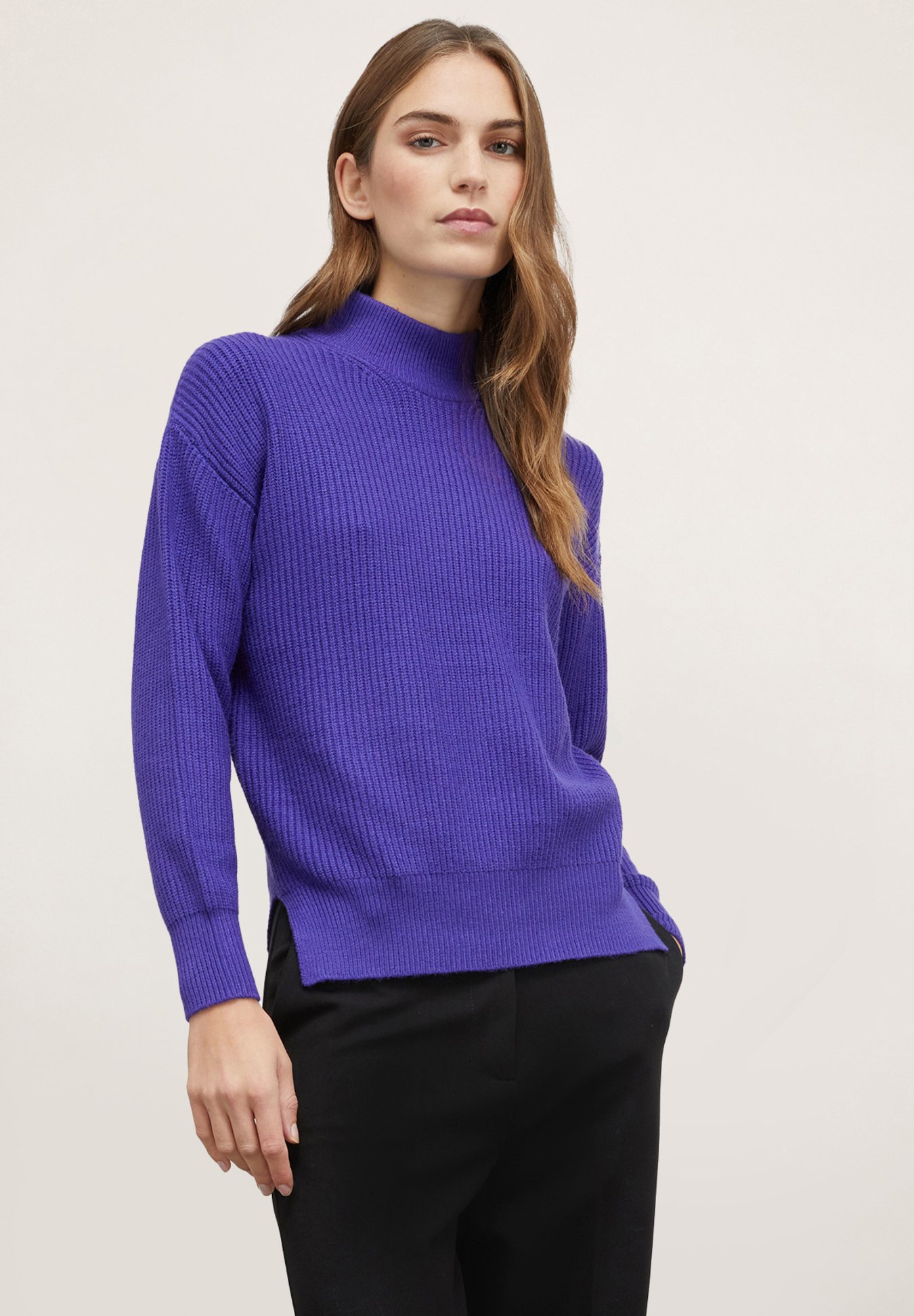 Motivi CON SPACCHI Maglione viola