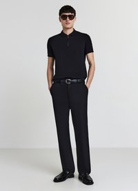 Calliope POLO HALF  - Polo - nero ultrablack