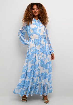 SAMIRA KIM FIT - Robe longue - blue columbia paisley