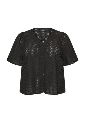 Zizzi, AUS BRODERIE ANGLAISE, czarny