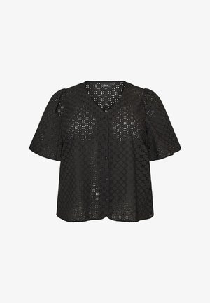 Zizzi, AUS BRODERIE ANGLAISE, czarny