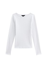 CREW NECK - Maglietta a manica lunga - white