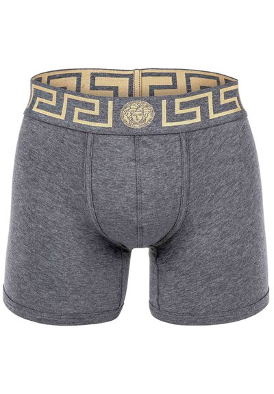 Versace 2ER PACK - TOPEKA NEW LOGO - Boxerky - schwarz grau