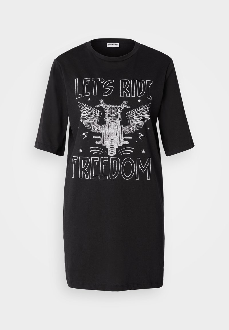 Noisy May T-shirt print zwart