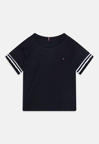 Tommy Hilfiger RUFFLE - Triko s potiskem - desert sky