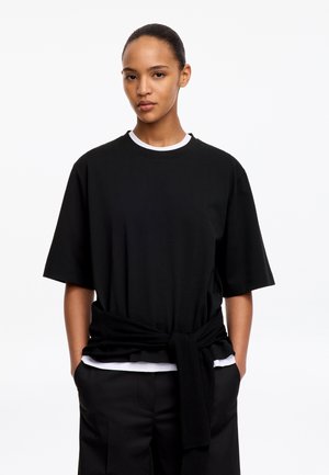 ARKET, ARKET ALBA BOXY T-SHIRT - T-Shirt basic - black