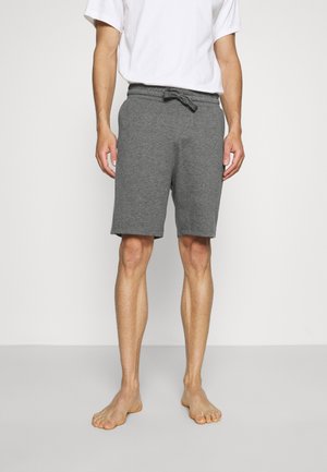 LOUNGE STRIPED SHORTS - Bas de pyjama - mottled dark grey/mottled grey
