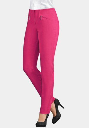 GOLDNER STRETCH LOUISA SUPER ELASTIC WITH ZIP POCKETS - Trousers - pink