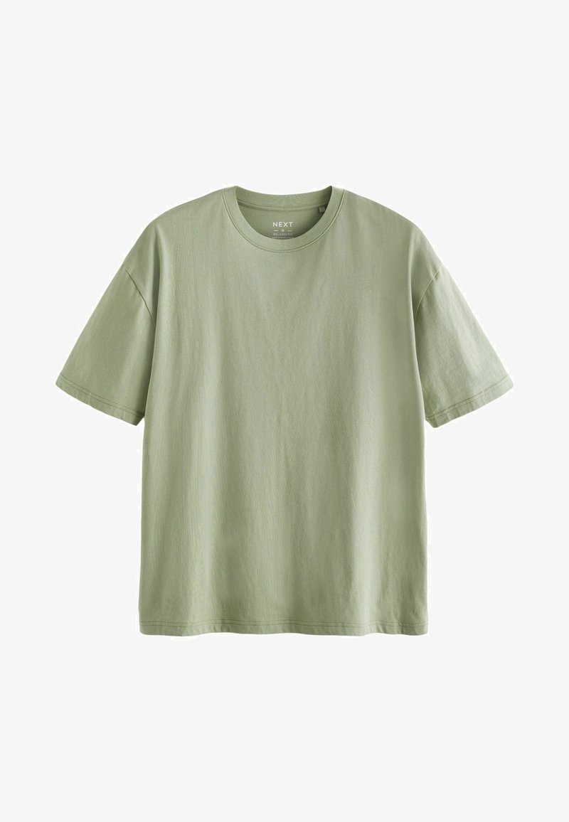 Next ESSENTIAL CREW NECK - Camiseta básica - green sage