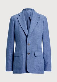 LINEN COTTON TWILL BLAZER - Blazer - blue