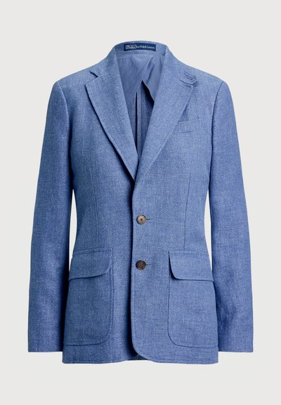 Polo Ralph Lauren LINEN COTTON TWILL BLAZER - Blazer - blue