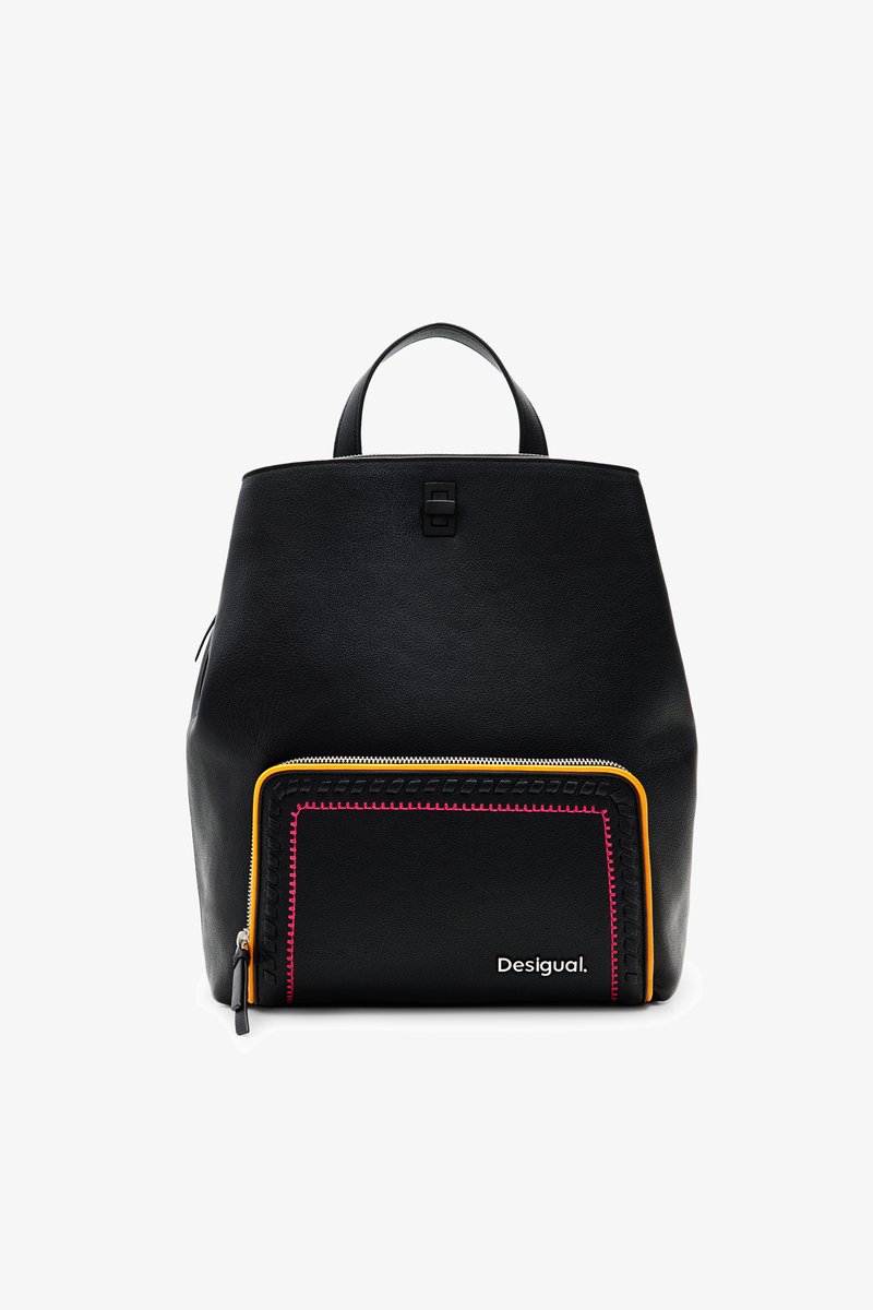 Desigual Avalon Hampton Backpack Mini Black - Sac à Dos Élégant Noir