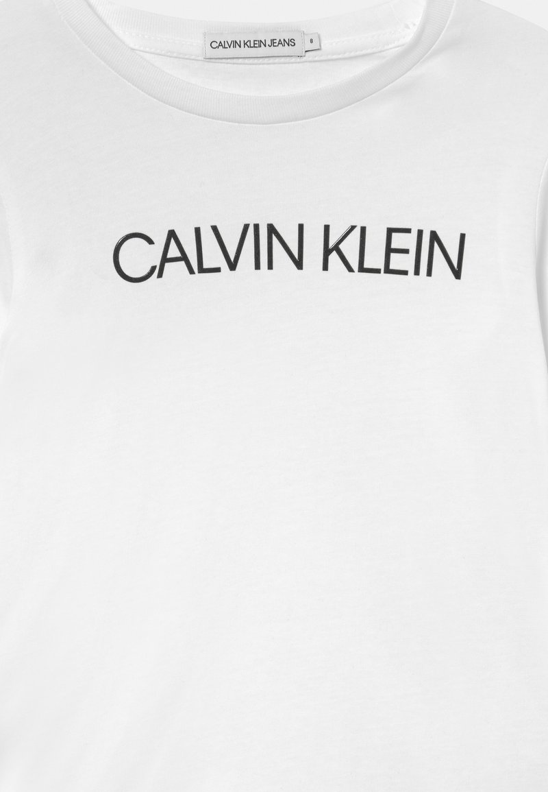 Kinder T-Shirts | Calvin Klein Jeans INSTITUTIONAL LOGO Langarmshirt bright white/weiß - PR23910 Kinder T-Shirts | Calvin Klein Jeans INSTITUTIONAL LOGO Langarmshirt bright white/weiß - PR23910