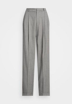 Polo Ralph Lauren FULL LENGTH PLEATED - Hlače - grey